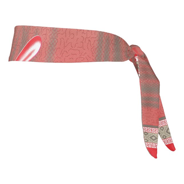 Cintillo Deportivo con Estampado Rojo | Estilo Pre (Girar 90)
