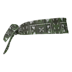 Cintillo Verde Floral