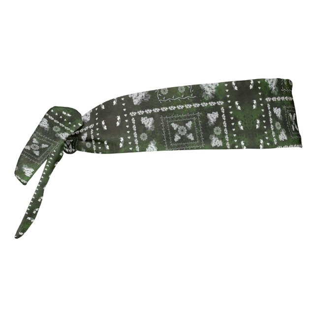 Cintillo Verde Floral (Girar 270)