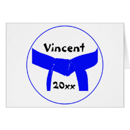 Cinturón azul claro de artes marciales