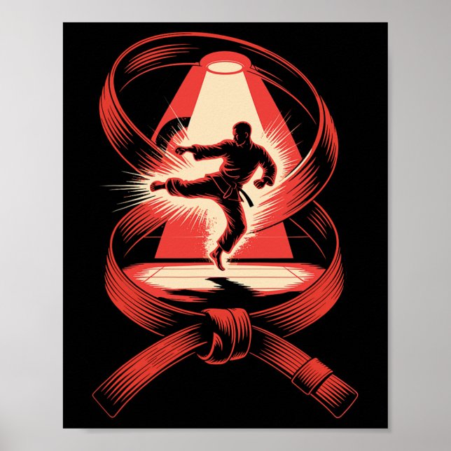 Cinturón de arte de exposición múltiple Judo Karat (Frente)