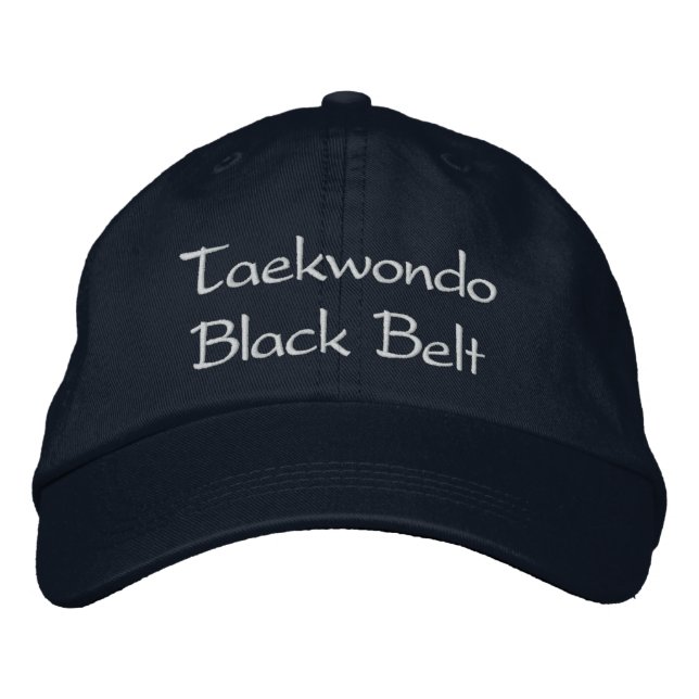 Cinturón negro de Taekwondo - gorra de béisbol de  (Anverso)