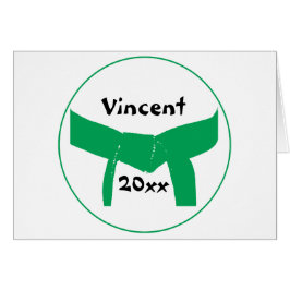 Cinturón verde de artes marciales