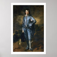 Circa 1770 El Poster de Arte Vintage Blue Boy