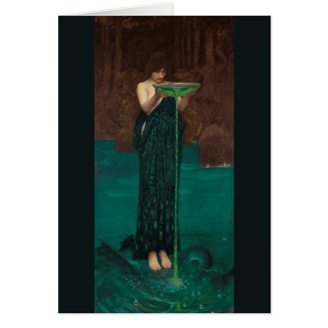 Circe Invidiosa por Bella Artes de Waterhouse (Frente)