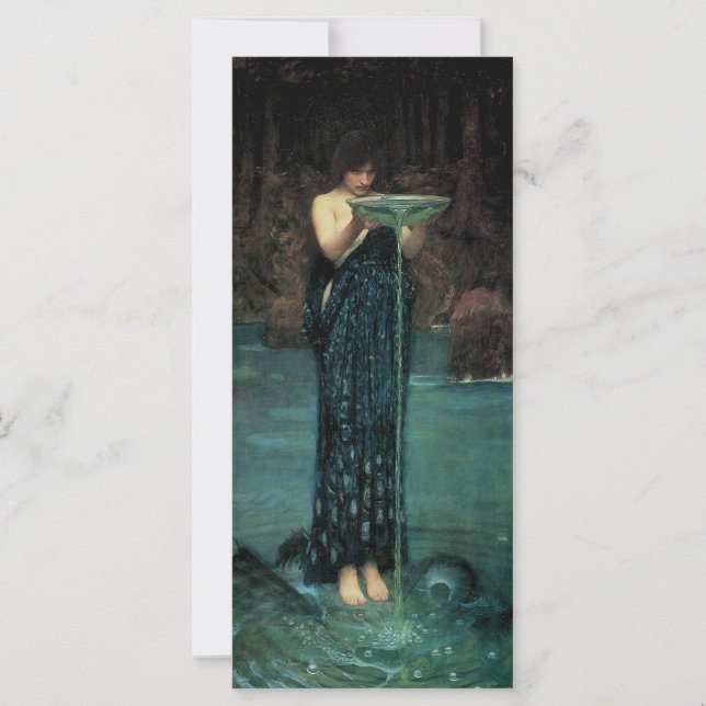 Circe Invidiosa por John William Waterhouse (Anverso)