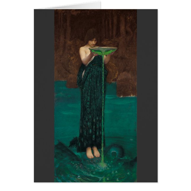 Circe Invidiosa por Waterhouse (Frente)