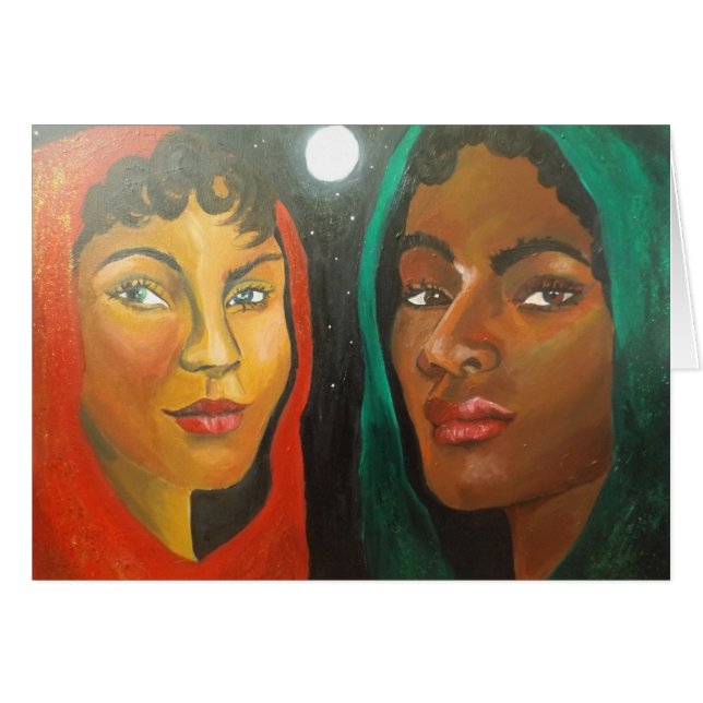 Circle Notecard (Anverso (Horizontal))