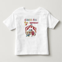 Circo 4.º camisetas y regalos de cumpleaños