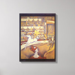 Circo de Georges Seurat, arte del populismo vintag