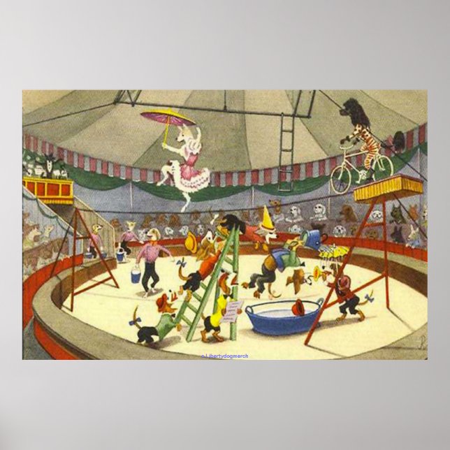 CIRCO DE PERRO - IMPRESIONES DE POSTERS Y CANVAS - (Frente)