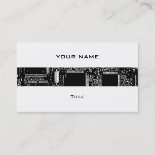 Circuito B y W 2 tarjeta de negocios de banda de e