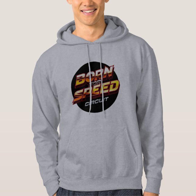 Circuito Born for Speed Carrera Ciber Sudadera con (Anverso)