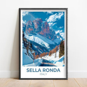 Circuito Sella Ronda - Póster de Val Gardena - Sel