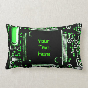 Circule el verde 2" lumbar de la almohada de tiro