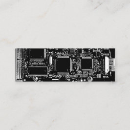 Circule flaco gris de la tarjeta de visita de B y