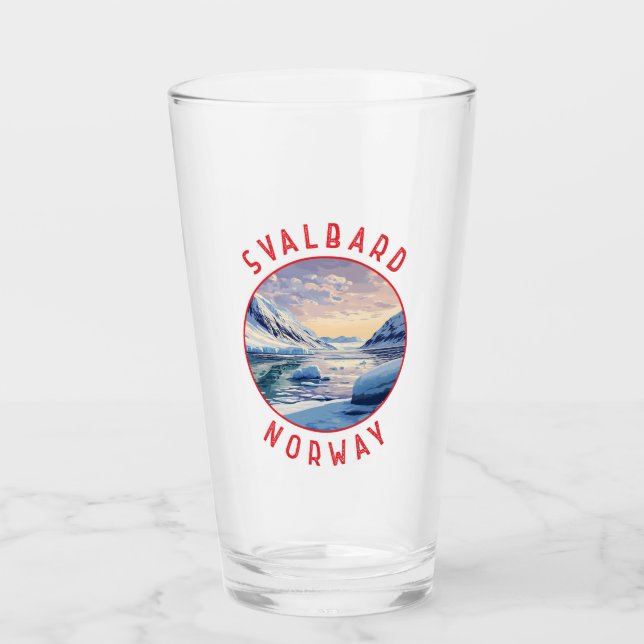 Círculo alterado retro de Svalbard Noruega (Anverso)