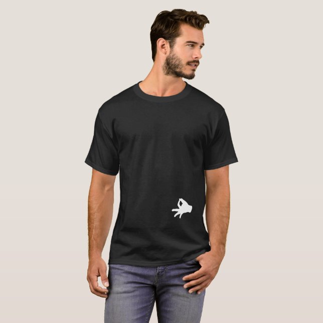 Círculo Círculo Camiseta Graciosa Gag Prankster Te (Anverso completo)