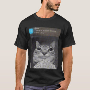 Círculo con camiseta en meme con movimiento