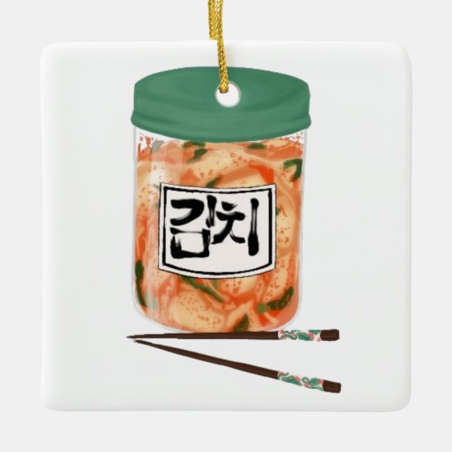 círculo de adorno kimchi (Anverso)