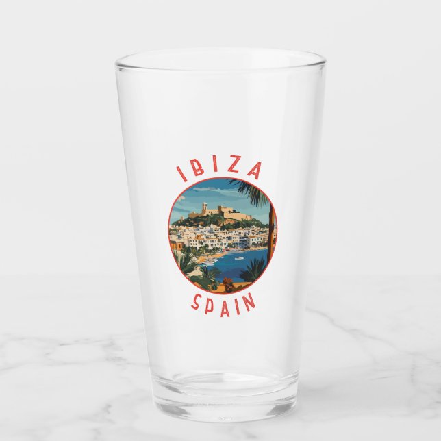 Círculo de angustia retro en Ibiza España (Anverso)