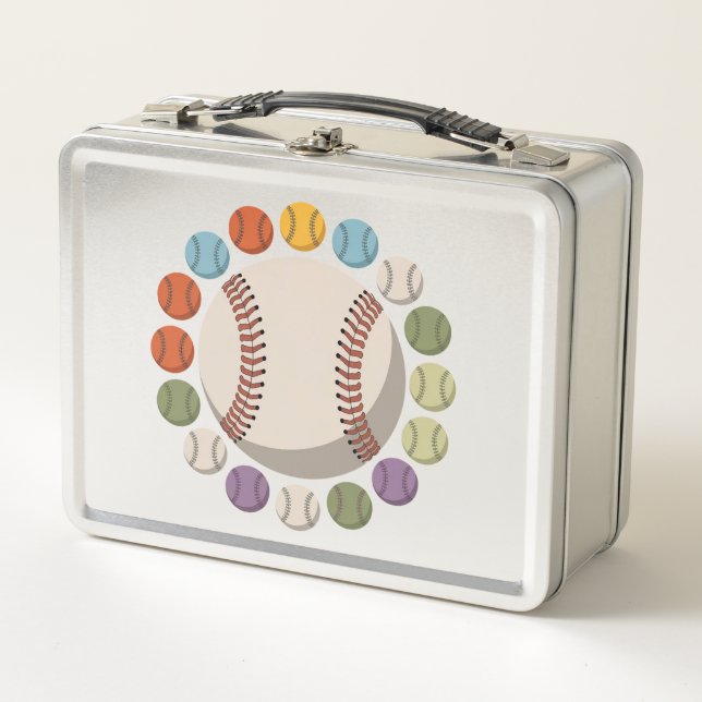 Círculo de béisbol colorido (Anverso)