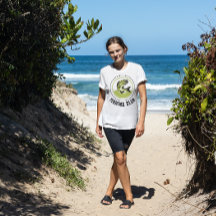 Círculo de camiseta del Club de Pesca Verde