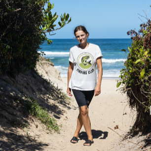 Círculo de camiseta del Club de Pesca Verde