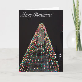 Círculo de Indianapolis de la tarjeta de Navidad