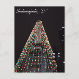 Círculo de Indianapolis del navidad del árbol de