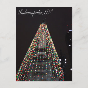 Círculo de Indianapolis del navidad del árbol de