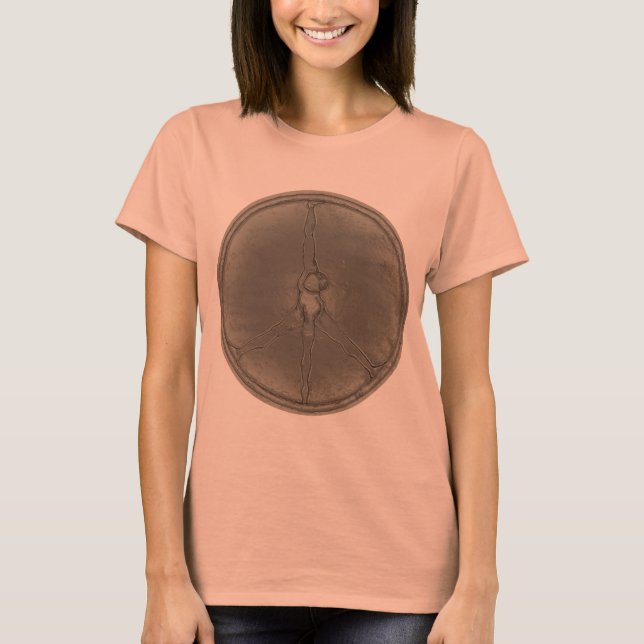 Círculo de la moneda de bronce de la camiseta del  (Anverso)