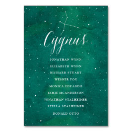 Círculo de la tarjeta de asiento de la galaxia de