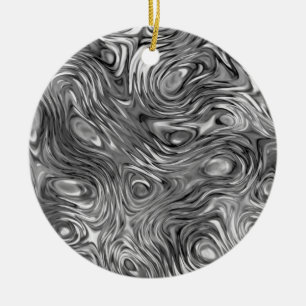 Círculo de ornamentos de impresión con micrófono