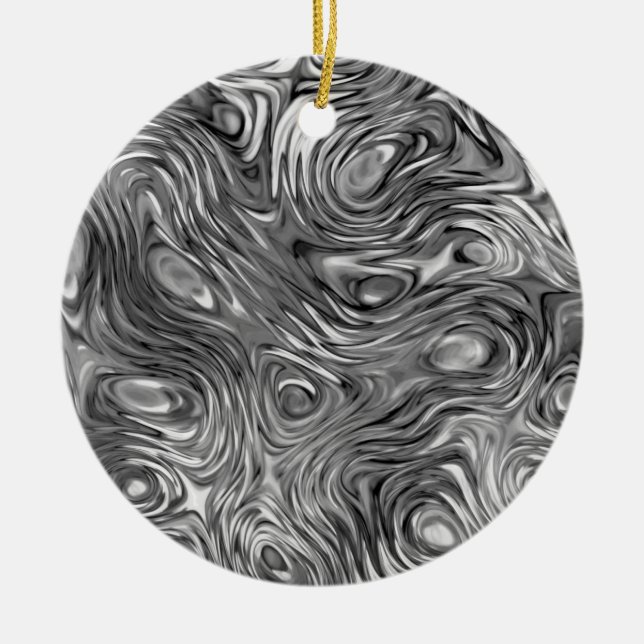 Círculo de ornamentos de impresión con micrófono (Frente)