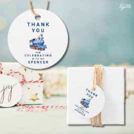 Círculo de tren editable Gracias Tren de etiqueta