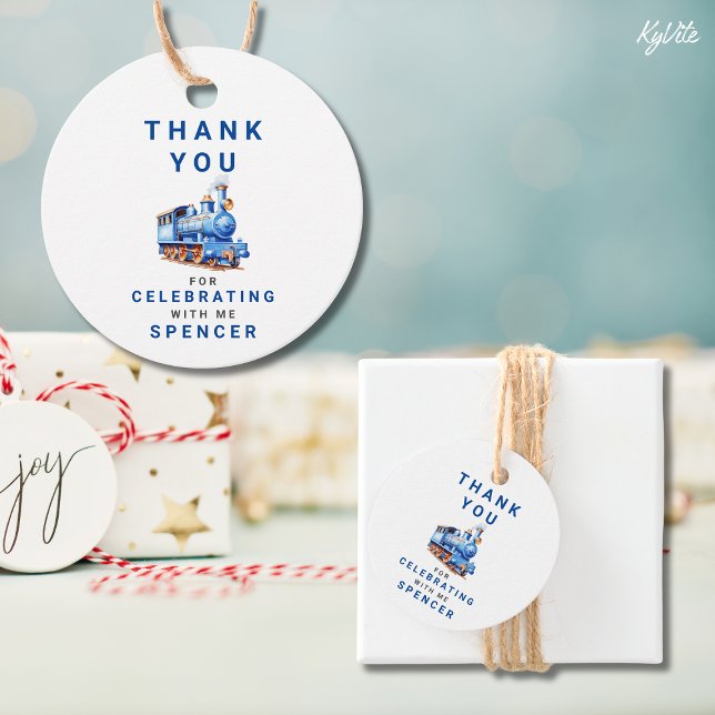 Círculo de tren editable Gracias Tren de etiqueta (Subido por el creador)