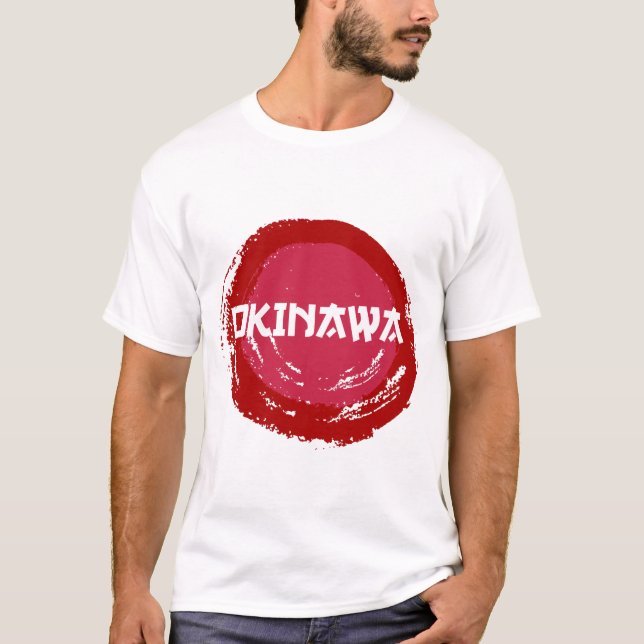 Círculo de vida de Okinawa camiseta masculina (Anverso)