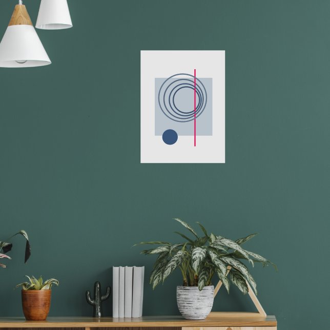 Círculo flotante 5 Resumen de arte (Salón 1)