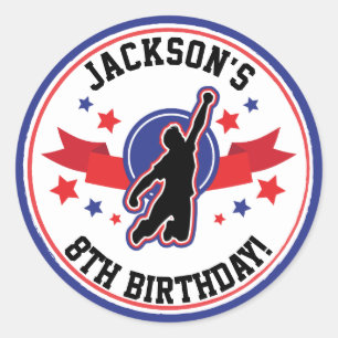 Círculo guerrero de Ninja / Pegatinas redondos