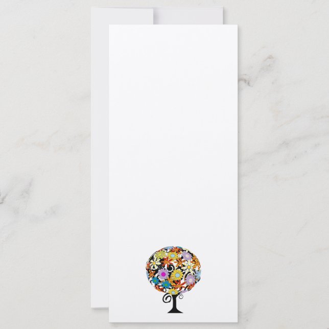 Círculo mágico forestal de invitaciones de bodas d (Anverso)