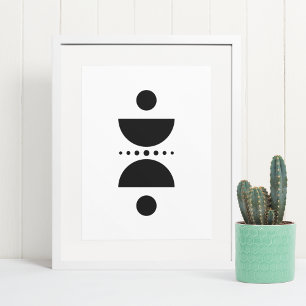 Círculo minimalista de decoración de pared