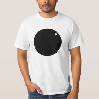 Círculo negro grande - infierno de la camiseta