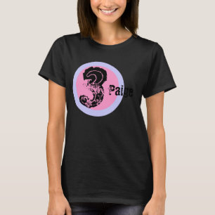 Círculo Nombre y Edad 3er camiseta de cumpleaños