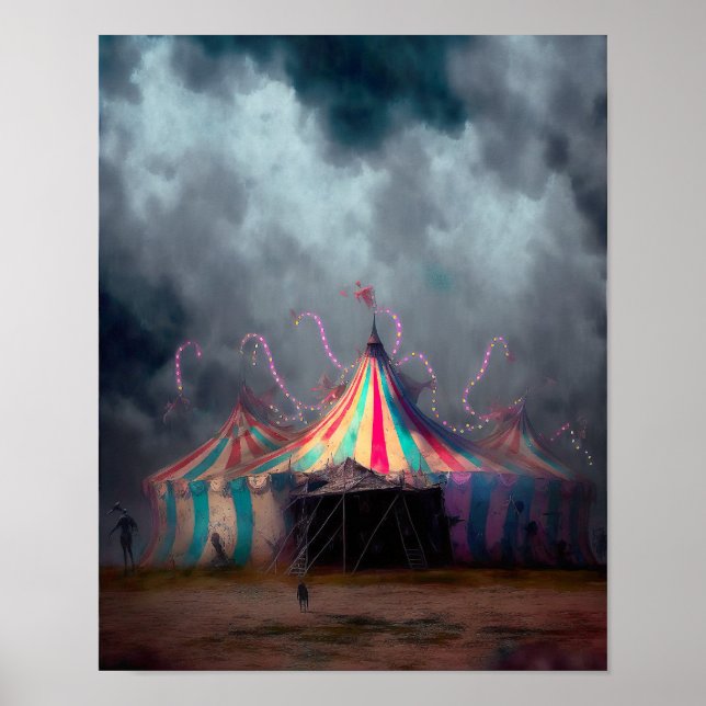 CÍRCULO OSCURO 1 ilustracion de arte de fantasía (Frente)