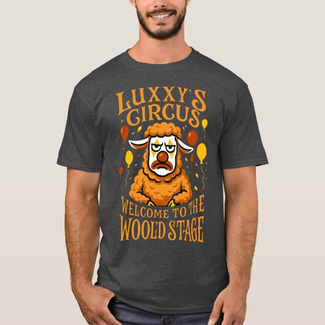 Círculo payaso de Luxxy con camiseta (Anverso)