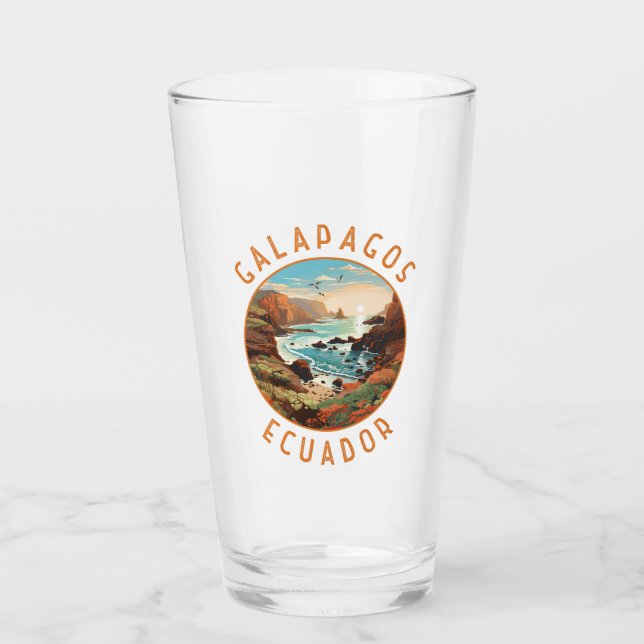 Círculo retro de las Islas Galápagos (Anverso)