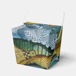 Círculo triple con caja de favores