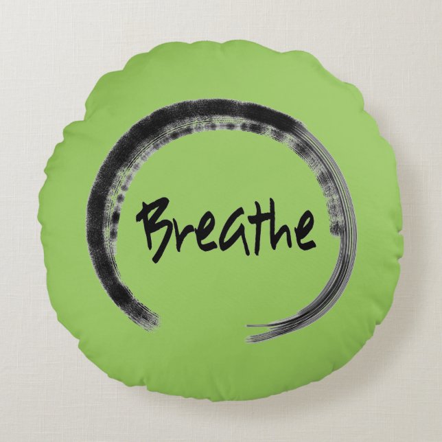 Círculo zen - Yoga - Cojín de almohada meditación (Anverso)