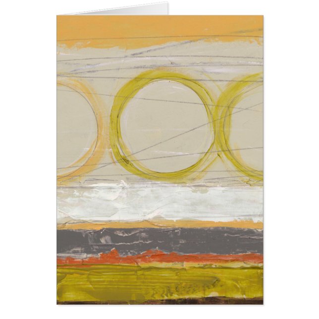 Círculos amarillos y Naranjas sobre fondo multicol (Frente)